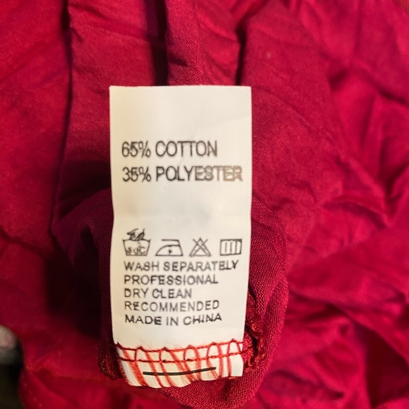 Dark Red photo shoot dress 👗 (C178) - Picture 4 of 4